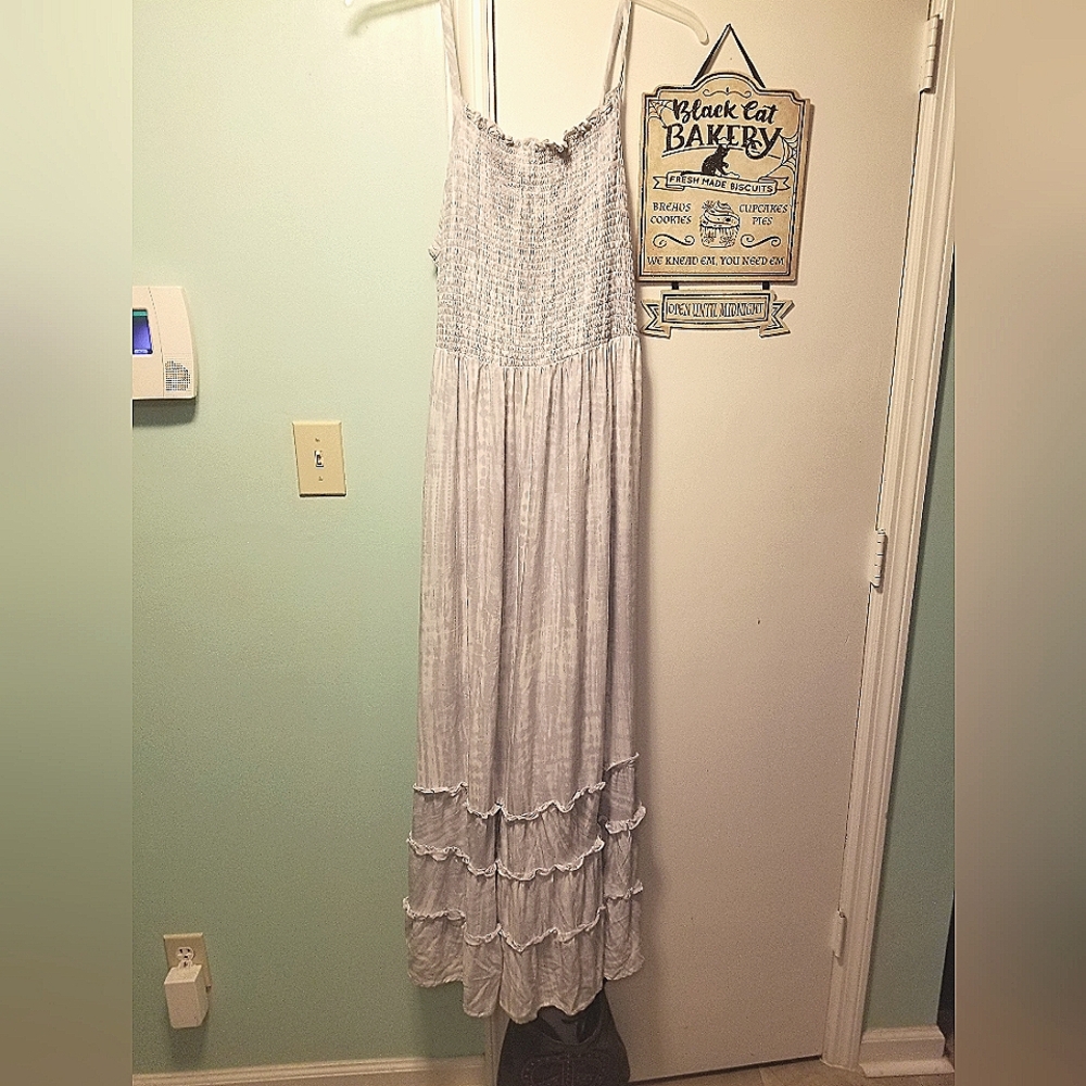 Torrid Tie Dye Smocked Maxi Dress